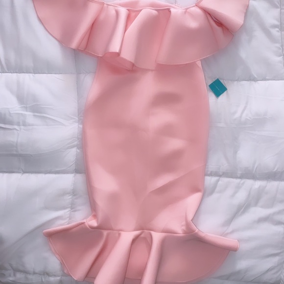 Maternity Peplum Dress - Picture 2 of 2